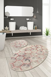 Mijölnir Honeycomb Juego de Alfombras de Baño Multicolor